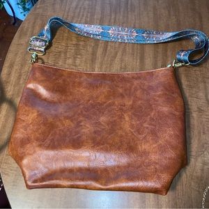 brown crossbody purse